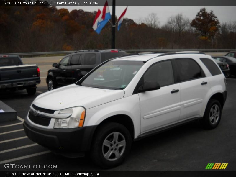 Summit White / Light Gray 2005 Chevrolet Equinox LS