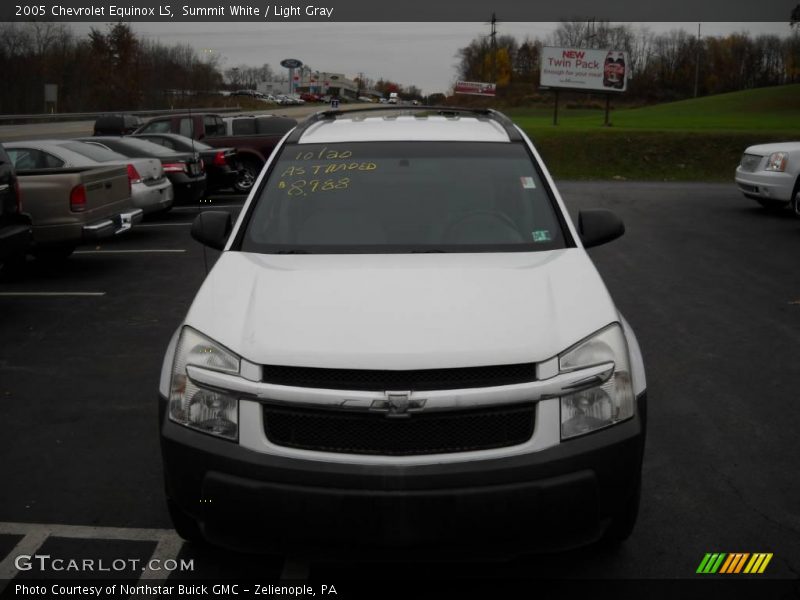 Summit White / Light Gray 2005 Chevrolet Equinox LS