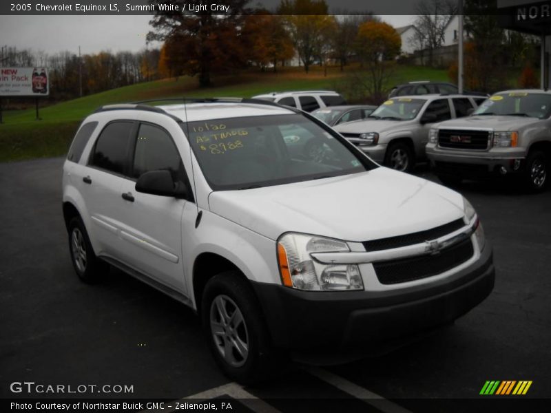 Summit White / Light Gray 2005 Chevrolet Equinox LS