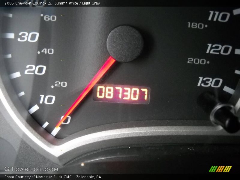 Summit White / Light Gray 2005 Chevrolet Equinox LS