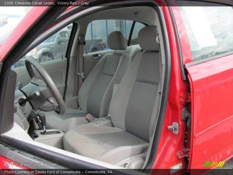 Victory Red / Gray 2005 Chevrolet Cobalt Sedan
