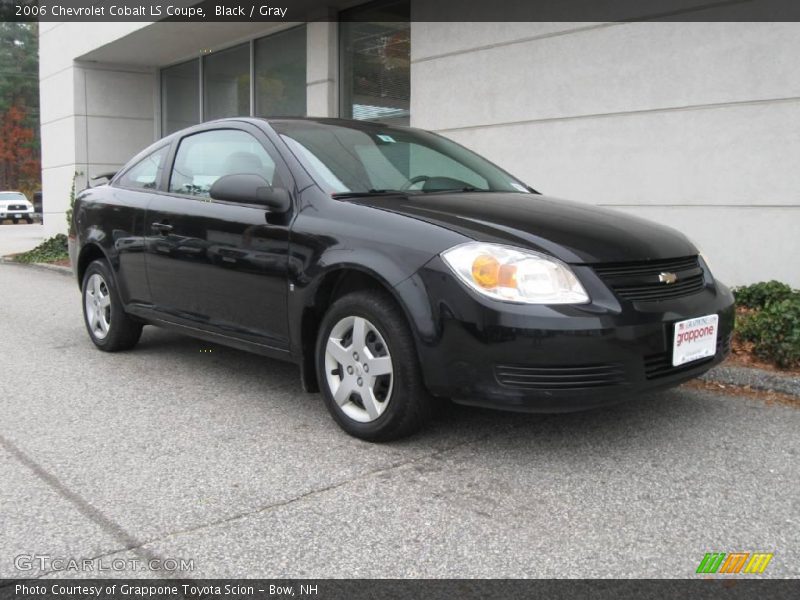 Black / Gray 2006 Chevrolet Cobalt LS Coupe