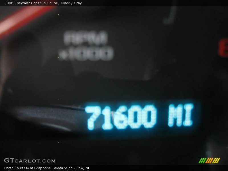 Black / Gray 2006 Chevrolet Cobalt LS Coupe