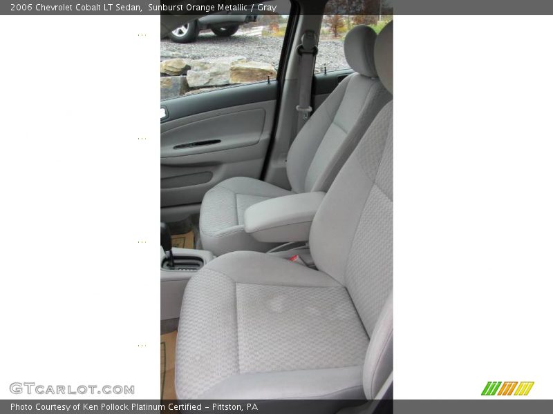 Sunburst Orange Metallic / Gray 2006 Chevrolet Cobalt LT Sedan