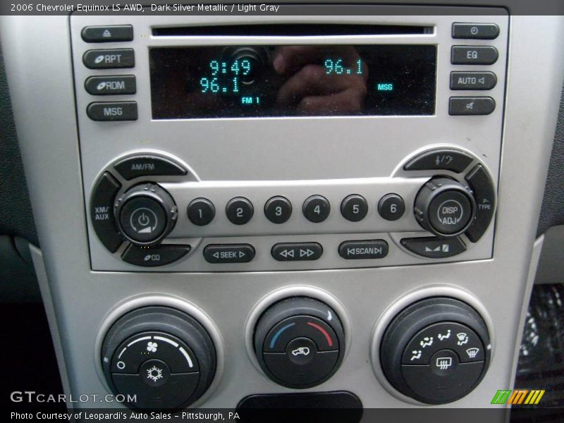Dark Silver Metallic / Light Gray 2006 Chevrolet Equinox LS AWD