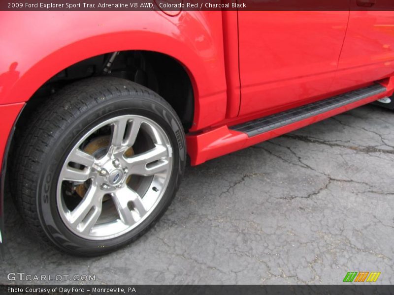 Colorado Red / Charcoal Black 2009 Ford Explorer Sport Trac Adrenaline V8 AWD