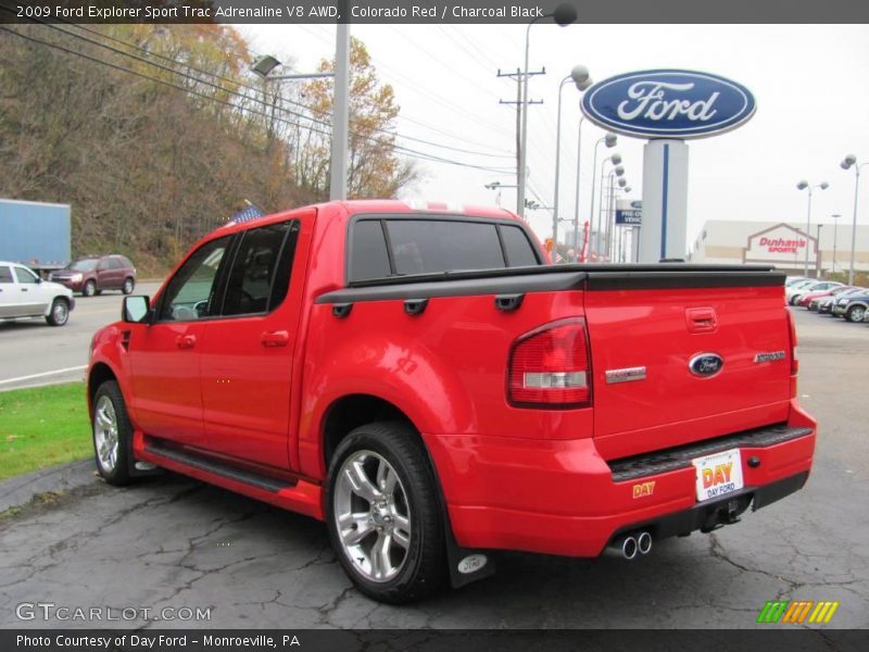 Colorado Red / Charcoal Black 2009 Ford Explorer Sport Trac Adrenaline V8 AWD
