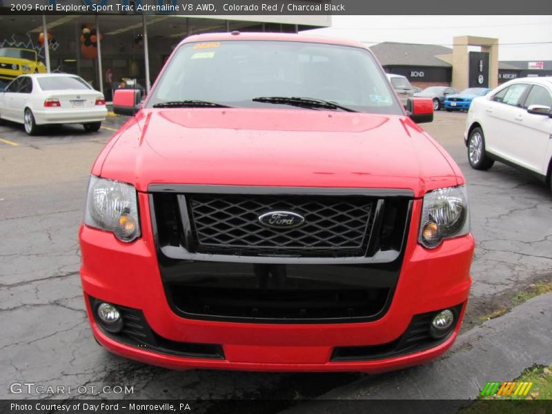 Colorado Red / Charcoal Black 2009 Ford Explorer Sport Trac Adrenaline V8 AWD