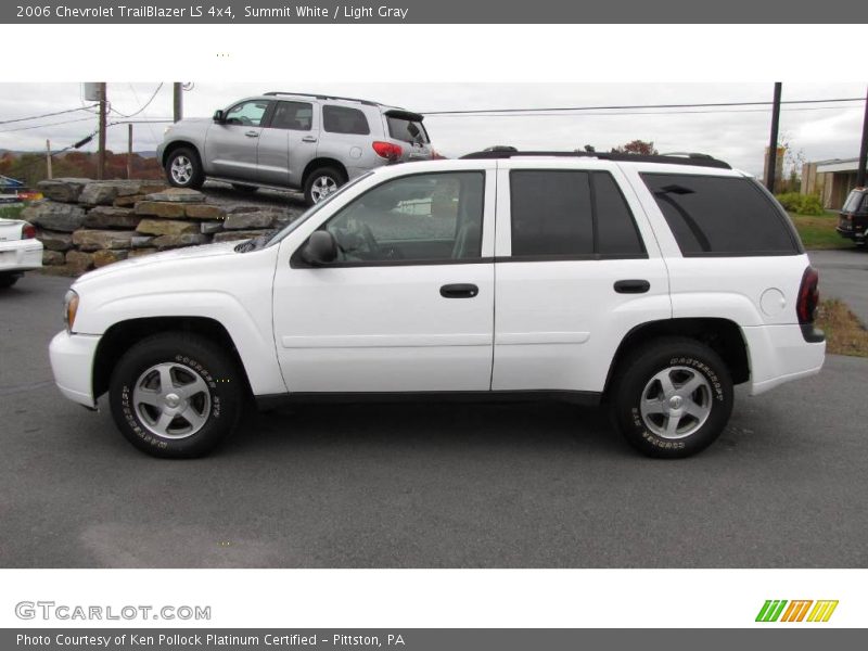 Summit White / Light Gray 2006 Chevrolet TrailBlazer LS 4x4