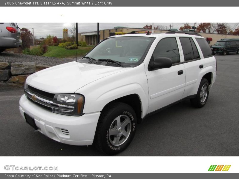 Summit White / Light Gray 2006 Chevrolet TrailBlazer LS 4x4