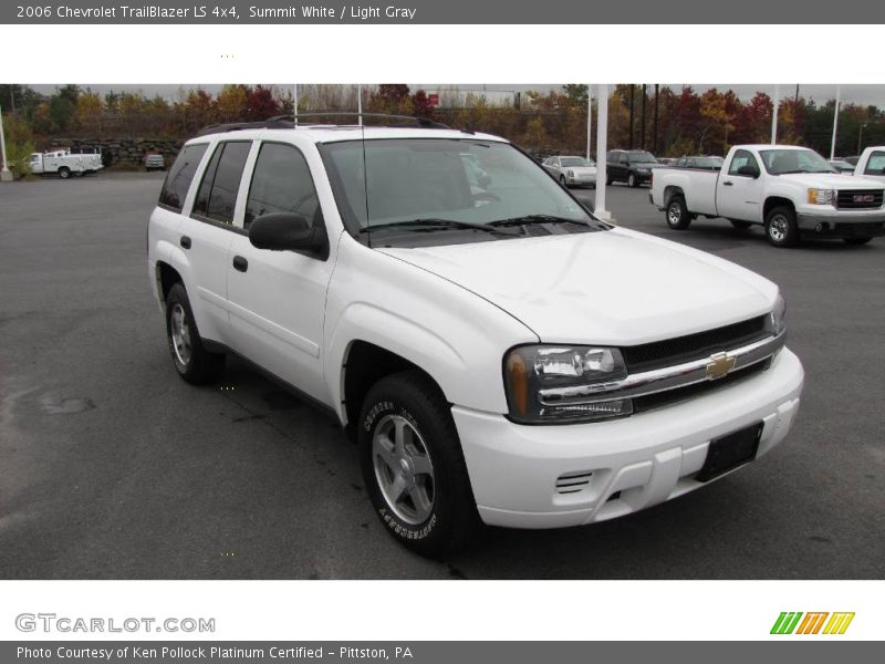 Summit White / Light Gray 2006 Chevrolet TrailBlazer LS 4x4