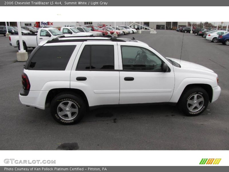Summit White / Light Gray 2006 Chevrolet TrailBlazer LS 4x4