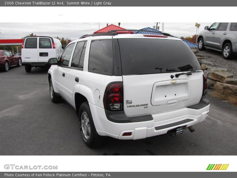 Summit White / Light Gray 2006 Chevrolet TrailBlazer LS 4x4