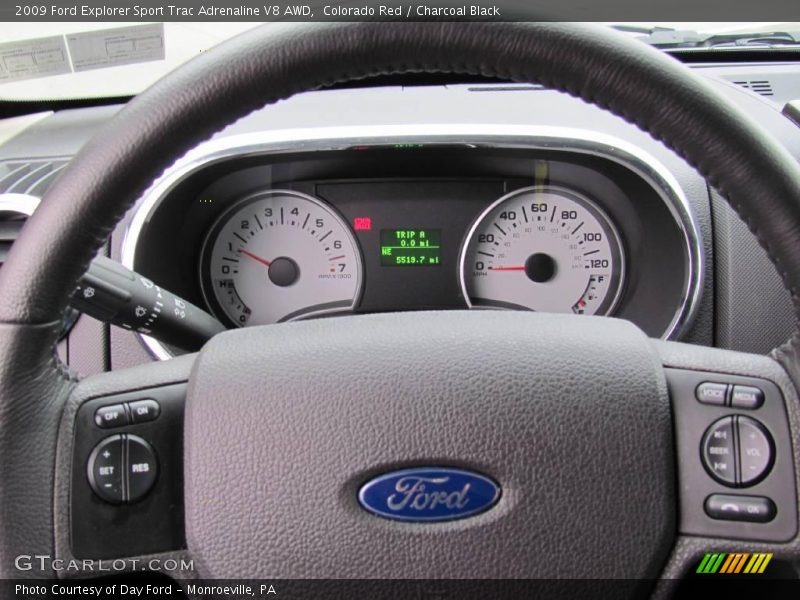 Colorado Red / Charcoal Black 2009 Ford Explorer Sport Trac Adrenaline V8 AWD