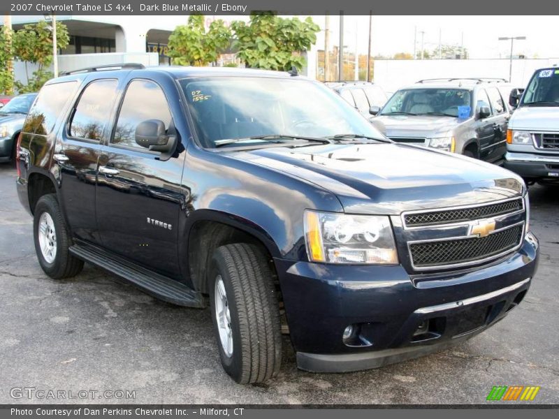 Dark Blue Metallic / Ebony 2007 Chevrolet Tahoe LS 4x4