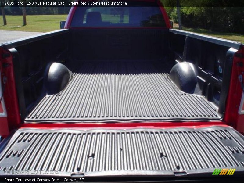 Bright Red / Stone/Medium Stone 2009 Ford F150 XLT Regular Cab