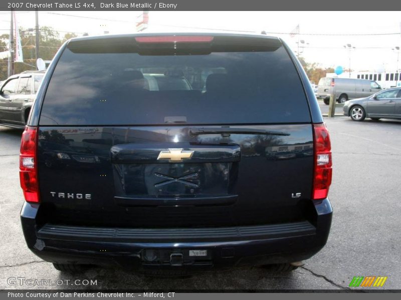 Dark Blue Metallic / Ebony 2007 Chevrolet Tahoe LS 4x4
