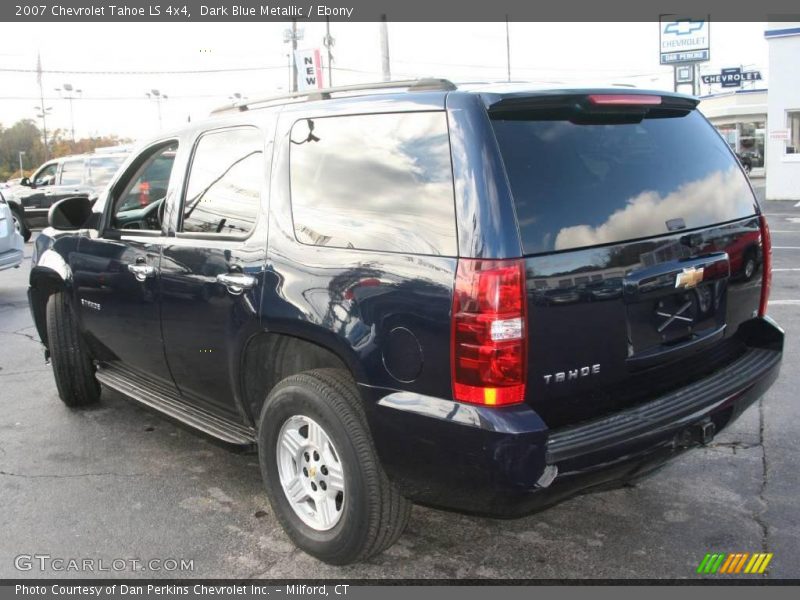 Dark Blue Metallic / Ebony 2007 Chevrolet Tahoe LS 4x4