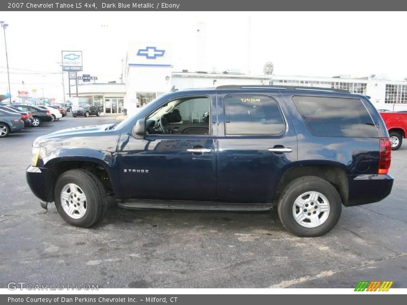 Dark Blue Metallic / Ebony 2007 Chevrolet Tahoe LS 4x4