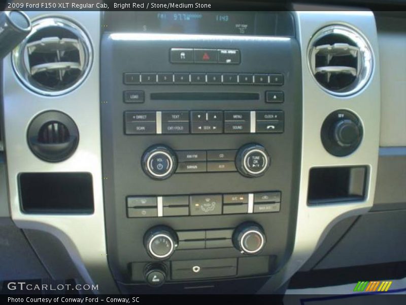 Bright Red / Stone/Medium Stone 2009 Ford F150 XLT Regular Cab