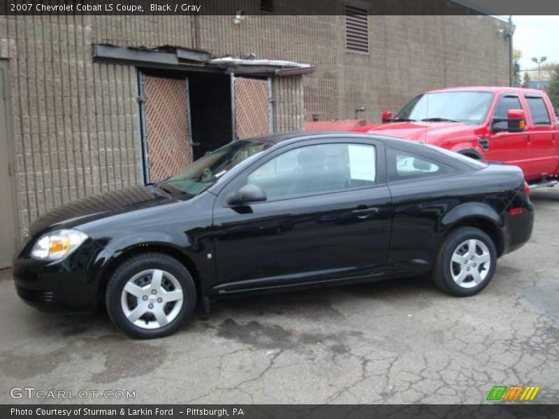 Black / Gray 2007 Chevrolet Cobalt LS Coupe
