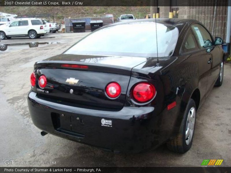 Black / Gray 2007 Chevrolet Cobalt LS Coupe
