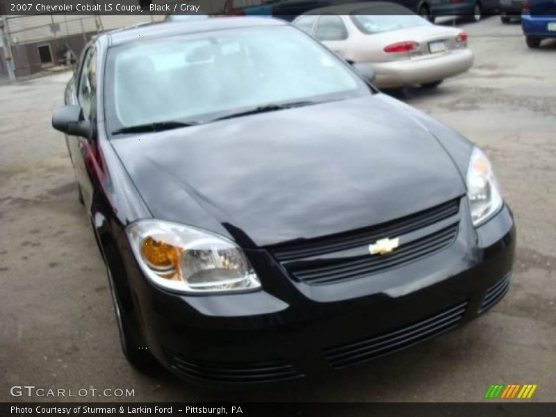 Black / Gray 2007 Chevrolet Cobalt LS Coupe