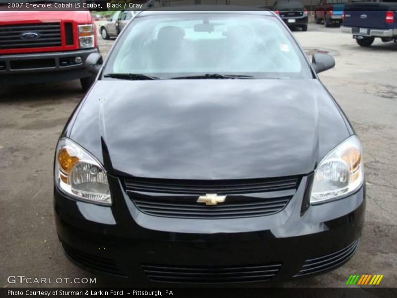 Black / Gray 2007 Chevrolet Cobalt LS Coupe