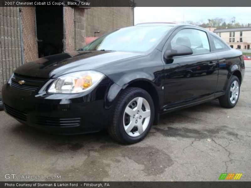 Black / Gray 2007 Chevrolet Cobalt LS Coupe