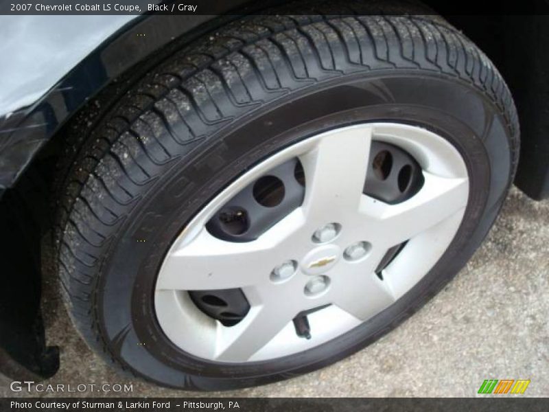 Black / Gray 2007 Chevrolet Cobalt LS Coupe