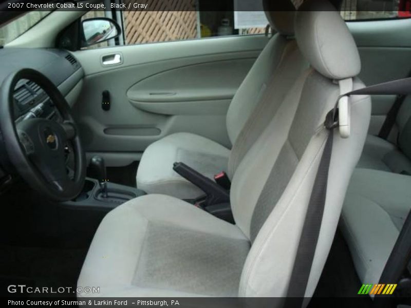Black / Gray 2007 Chevrolet Cobalt LS Coupe