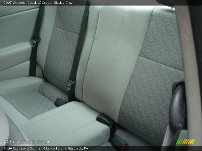 Black / Gray 2007 Chevrolet Cobalt LS Coupe