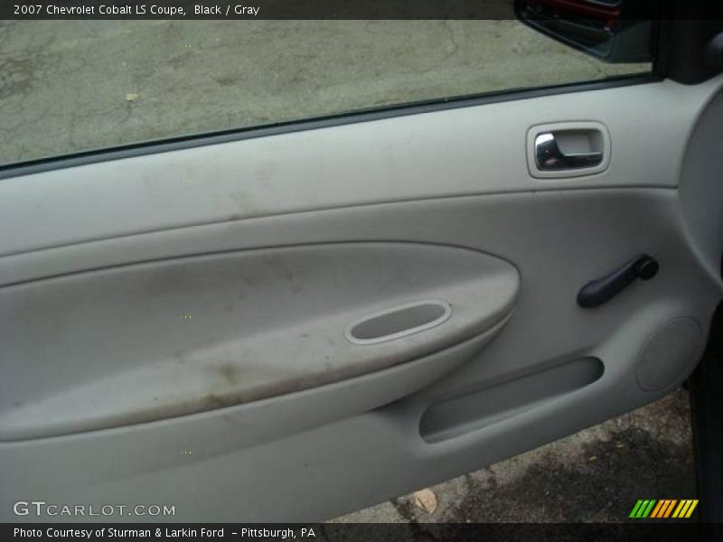 Black / Gray 2007 Chevrolet Cobalt LS Coupe