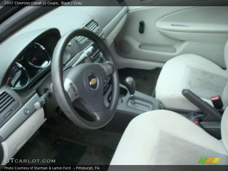 Black / Gray 2007 Chevrolet Cobalt LS Coupe