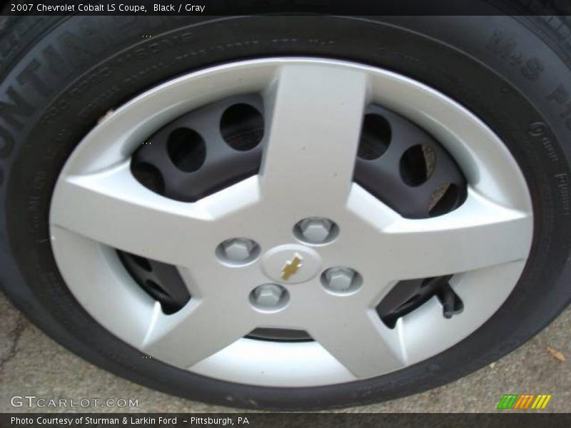 Black / Gray 2007 Chevrolet Cobalt LS Coupe