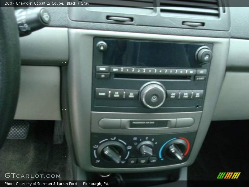 Black / Gray 2007 Chevrolet Cobalt LS Coupe