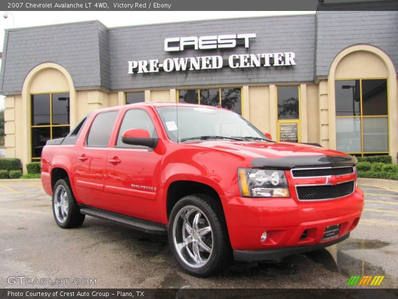 Victory Red / Ebony 2007 Chevrolet Avalanche LT 4WD