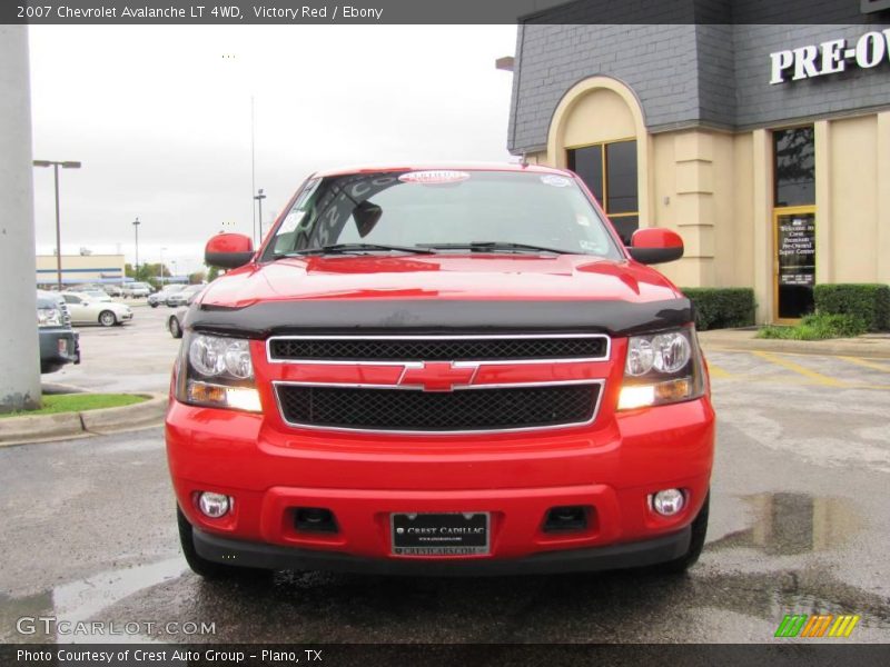 Victory Red / Ebony 2007 Chevrolet Avalanche LT 4WD