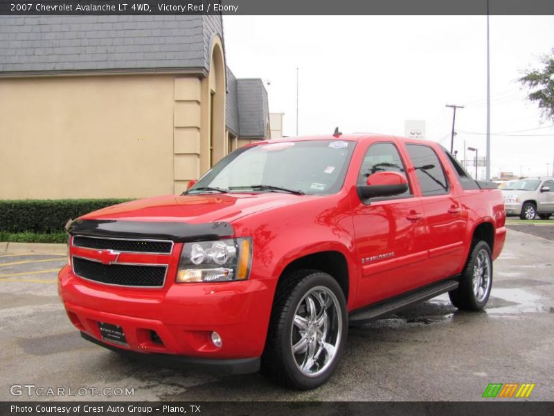 Victory Red / Ebony 2007 Chevrolet Avalanche LT 4WD