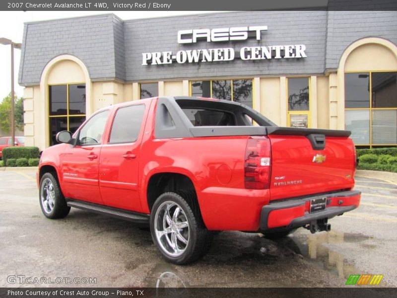 Victory Red / Ebony 2007 Chevrolet Avalanche LT 4WD