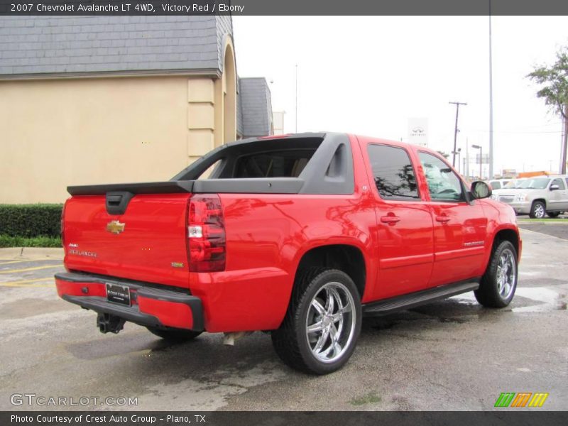 Victory Red / Ebony 2007 Chevrolet Avalanche LT 4WD