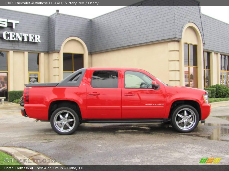 Victory Red / Ebony 2007 Chevrolet Avalanche LT 4WD