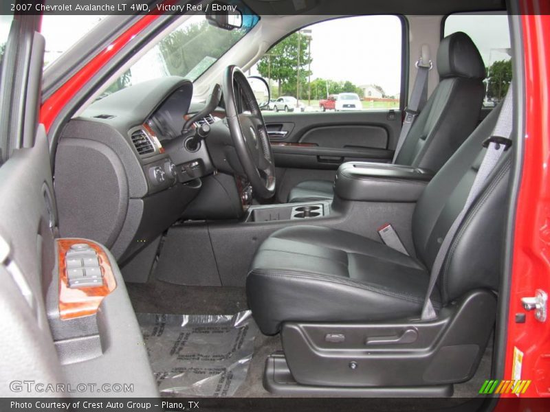 Victory Red / Ebony 2007 Chevrolet Avalanche LT 4WD