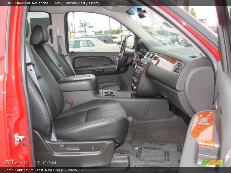 Victory Red / Ebony 2007 Chevrolet Avalanche LT 4WD