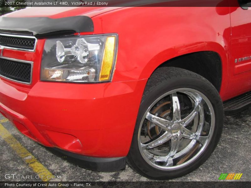 Victory Red / Ebony 2007 Chevrolet Avalanche LT 4WD