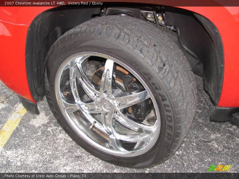 Victory Red / Ebony 2007 Chevrolet Avalanche LT 4WD