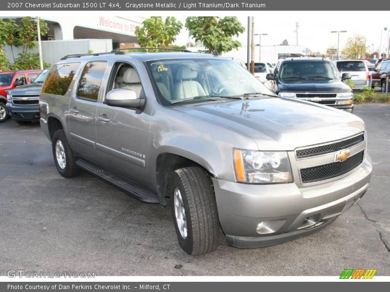 Graystone Metallic / Light Titanium/Dark Titanium 2007 Chevrolet Suburban 1500 LT 4x4