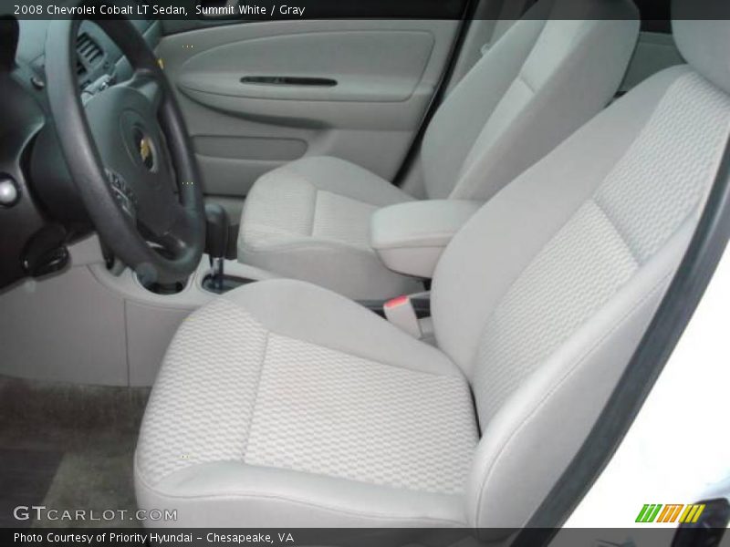 Summit White / Gray 2008 Chevrolet Cobalt LT Sedan