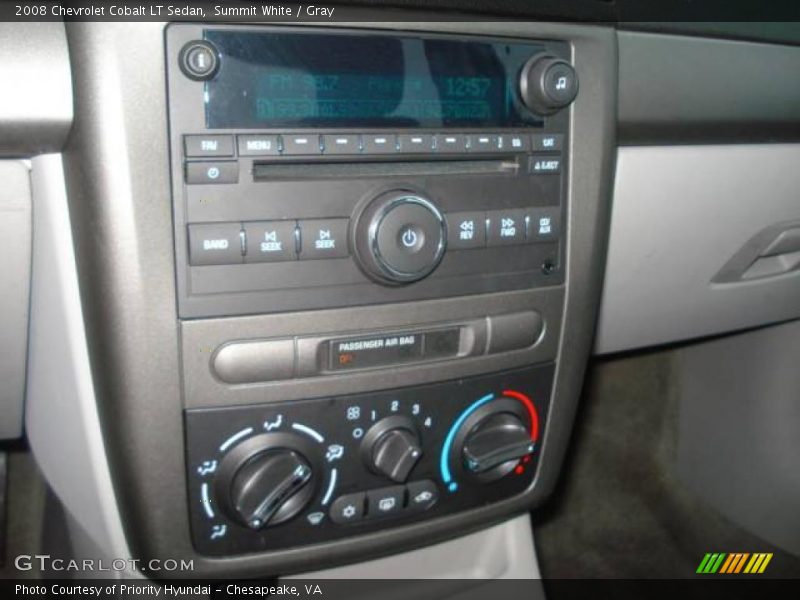 Summit White / Gray 2008 Chevrolet Cobalt LT Sedan