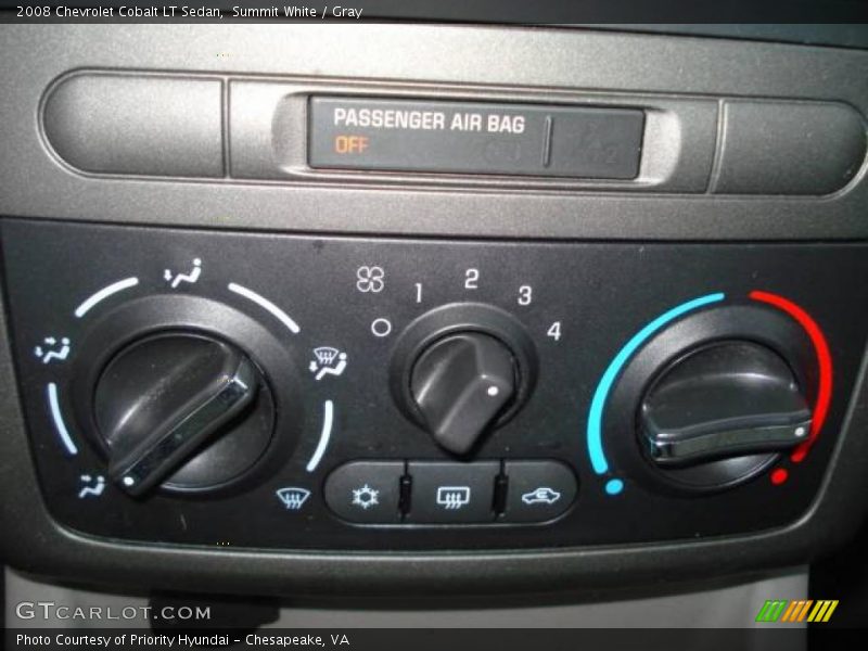 Summit White / Gray 2008 Chevrolet Cobalt LT Sedan